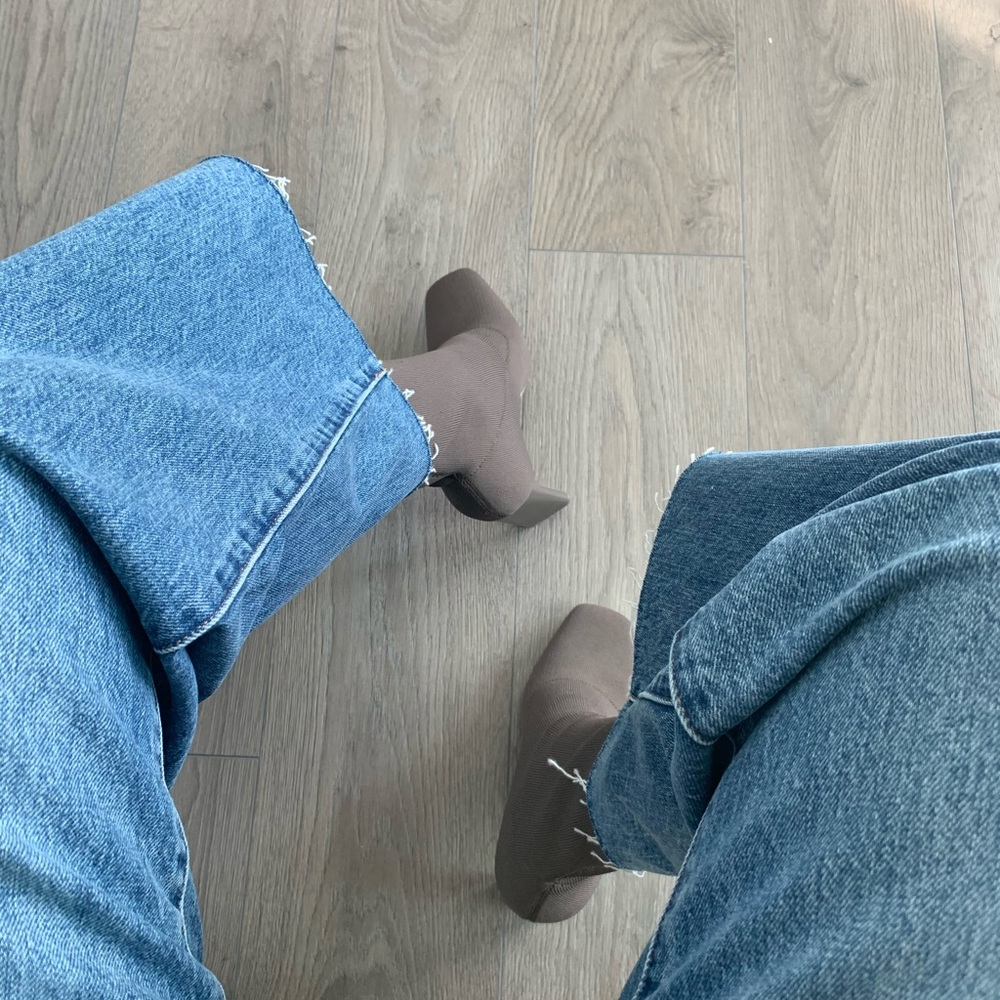 Aldo Brown Sock Ankle Booties - Picture 4 of 5